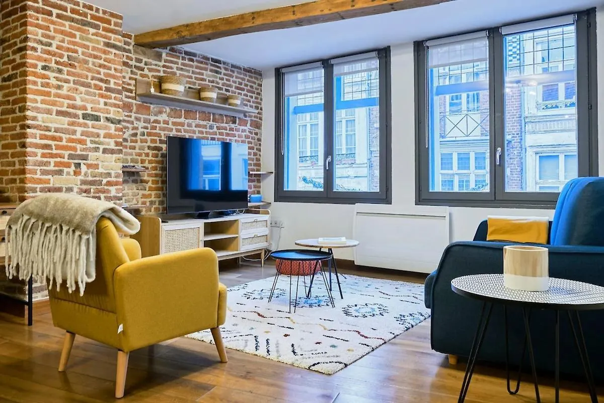Duplex Rue Royale, Rooftop, Balneo Spa Lille 0*,