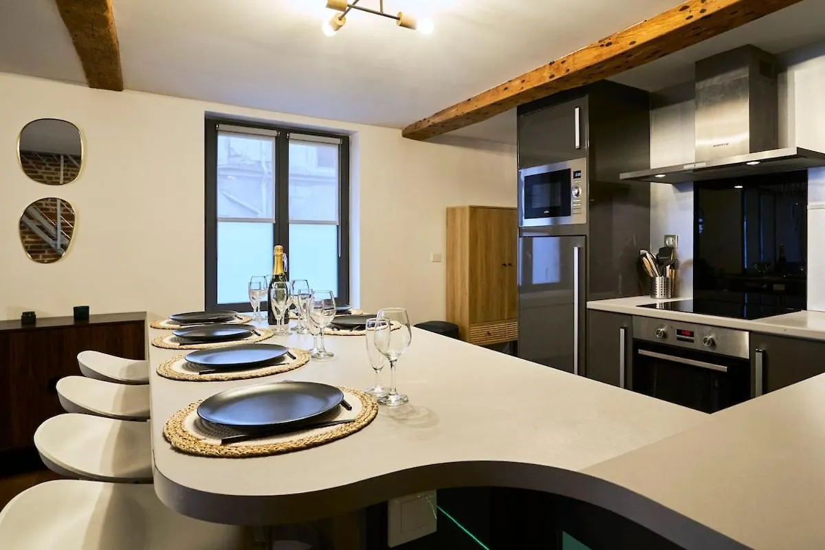 Duplex Rue Royale, Rooftop, Balneo Spa Lille