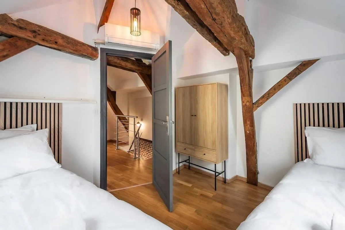 Duplex Rue Royale, Rooftop, Balneo Spa Lille