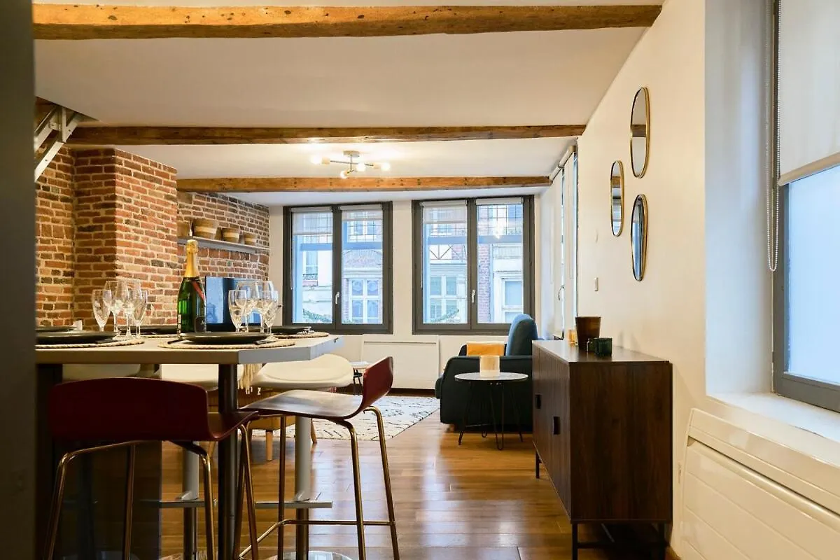 Duplex Rue Royale, Rooftop, Balneo Spa Lille