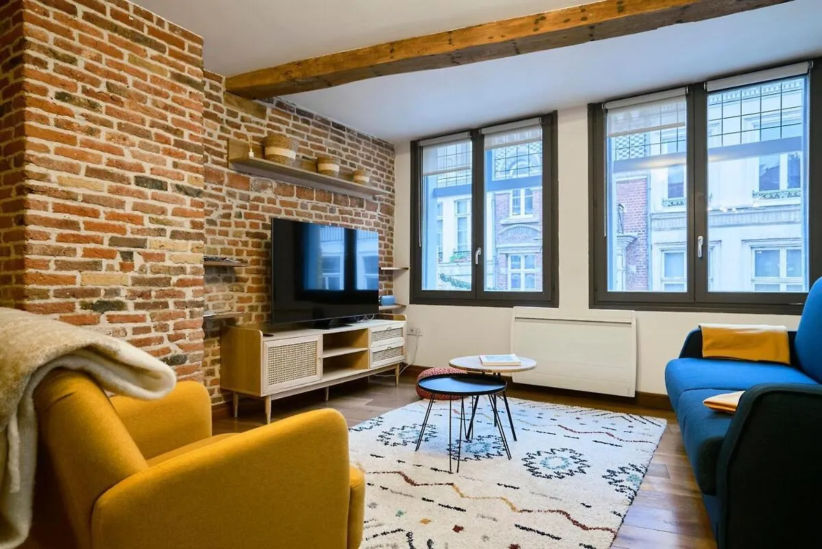 Duplex Rue Royale, Rooftop, Balneo Spa Lille