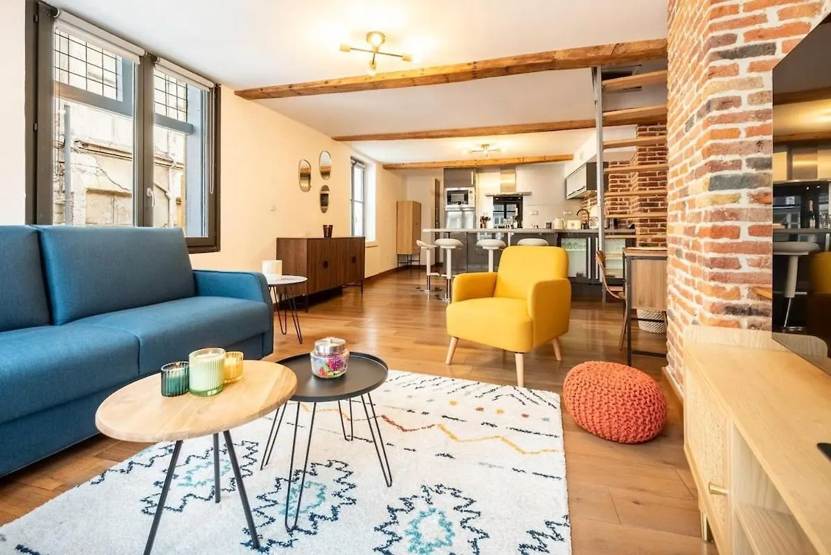 Apartment Duplex Rue Royale, Rooftop, Balneo Spa Lille